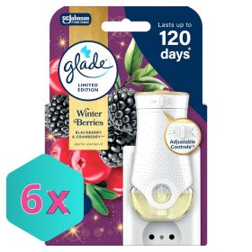   Glade elektromos légfrissítő készülék+utántöltő 20ml Winter Berries KARTON - 6 db
