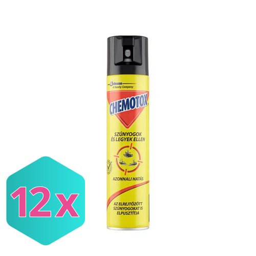 Chemotox szúnyogok és legyek elleni aeroszol 400ml KARTON - 12 db