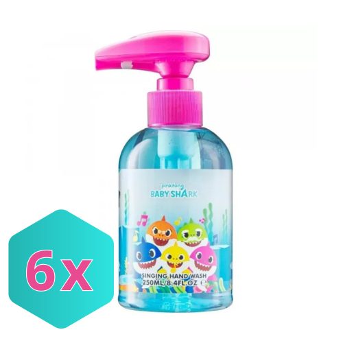 Baby Shark zenélő folyékony szappan 250ml KARTON - 6 db