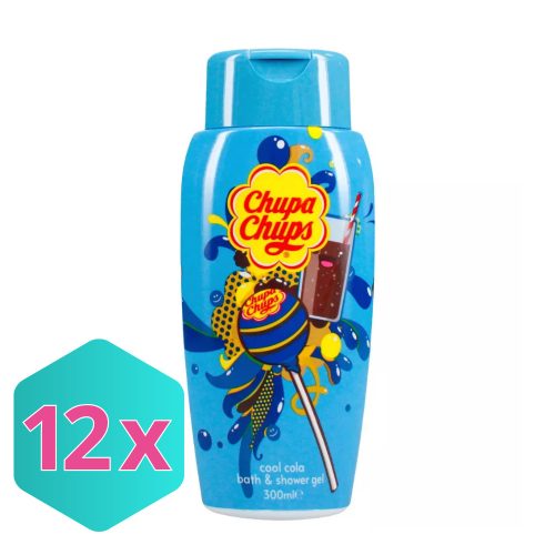 Chupa Chups Cool Cola hab-és tusfürdő, 300 ml KARTON - 12 db