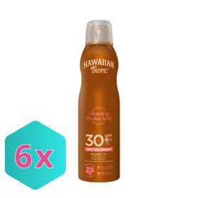   Hawaiian Tropic Glowing Protection Dry Oil Spray napvédő SPF30 180ml KARTON - 6 db