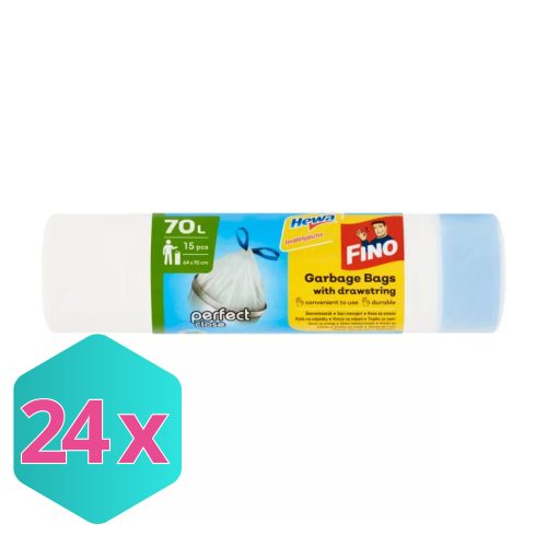 Fino Perfect Close szemeteszsák 70l 15db/tekercs 64x70cm KARTON - 24 db