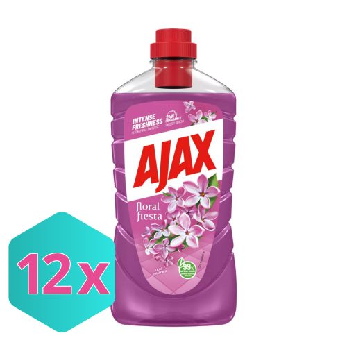 Ajax felmosószer 1L floral fiesta lilac breeze KARTON - 12 db