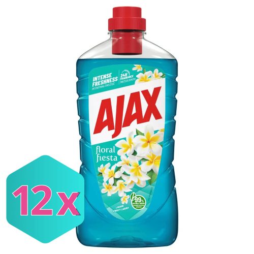 Ajax Floral Fiesta felmosószer 1L Lagoon KARTON - 12 db