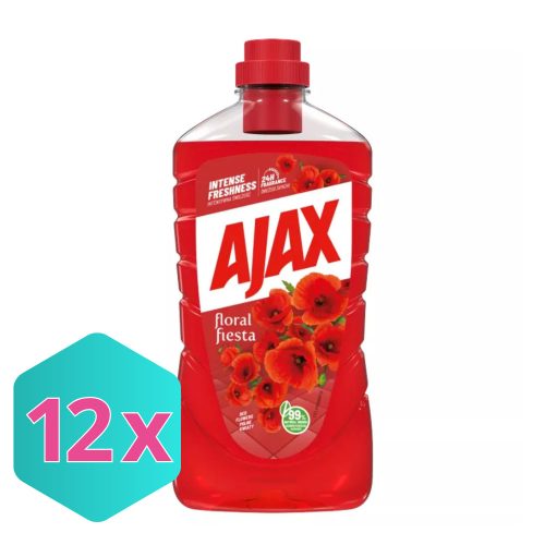 Ajax felmosószer 1L floral fiesta red flowers KARTON - 12 db