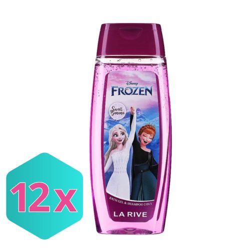 Disney Frozen tusfürdő és sampon, 250 ml KARTON - 12 db