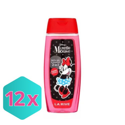 Minnie egér tusfürdő és sampon, 250 ml KARTON - 12 db