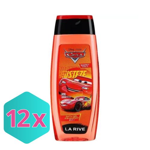Disney Cars tusfürdő és sampon, 250 ml KARTON - 12 db