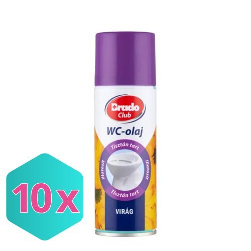 Brado club wc olaj 200ml virág KARTON -10 db