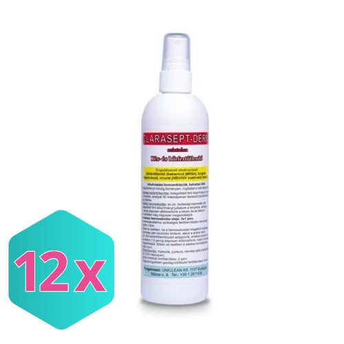 Clarasept-derm kézfertőtlenítő spray 250ml KARTON - 12 db
