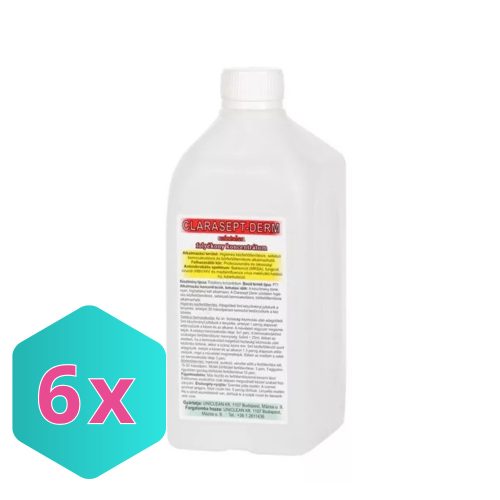 Clarasept-Derm fertőtlenítő 1l KARTON - 6 db