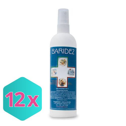 Baridez alkoholos eszköz és felület fertőtlenítő spray 250ml KARTON - 12 db