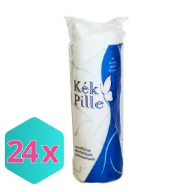   Kék Pille kozmetikai lap/vattakorong 80db/csg KARTON - 24 db