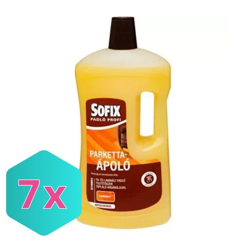 Sofix Parketta ápoló/Tisztítószer argánolajjal, antisztatikus 1000ml KARTON - 7 db