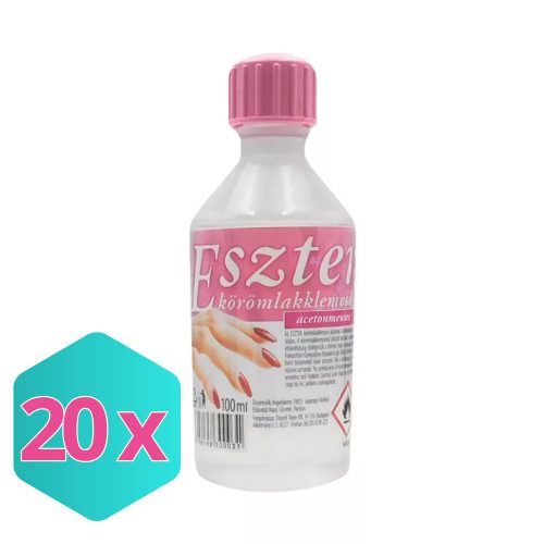 Eszter körömlakklemosó acetonmentes 100ml KARTON - 20 db