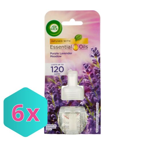 Air Wick elektromos illatosító utántöltő 19ml Purple Lavender Meadow KARTON - 6 db