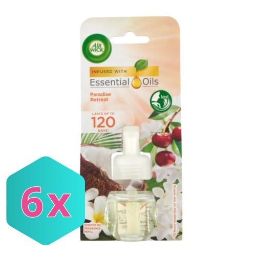 Air Wick elektromos illatosító utántöltő 19ml Paradise Retreat KARTON - 6 db