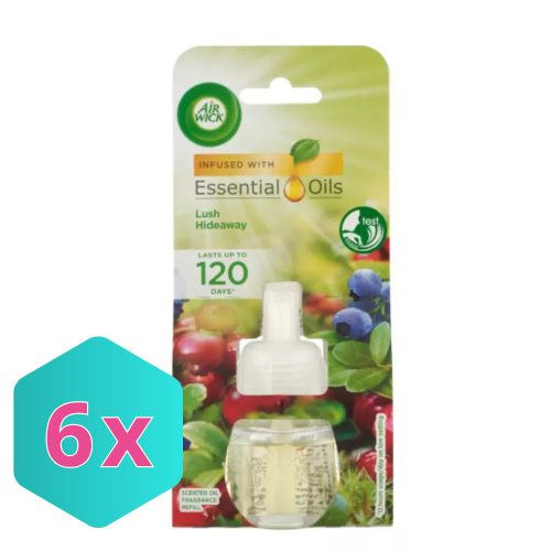 Air Wick elektromos illatosító utántöltő 19ml Lush Hideaway KARTON - 6 db