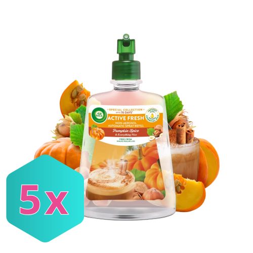 Air Wick ACTIVE FRESH utántöltő 228 ml Pumpkin Spice KARTON - 5 db