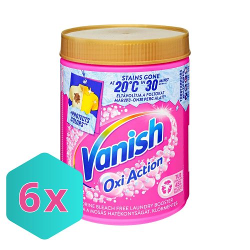 Vanish Oxi Action folteltávolító por 970g SZÍNES KARTON - 6 db