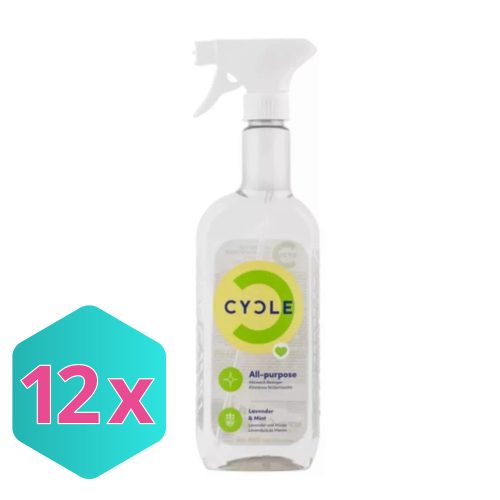 CYCLE Általános felülettiszító spray levendula és menta illattal 500ml KARTON - 12 db