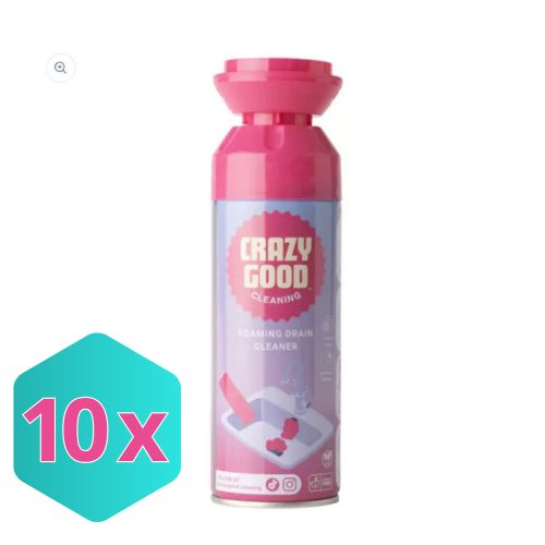 Crazy Good habzó lefolyótisztító és illatosító, Lemon Fresh 450 ml KARTON - 10 db