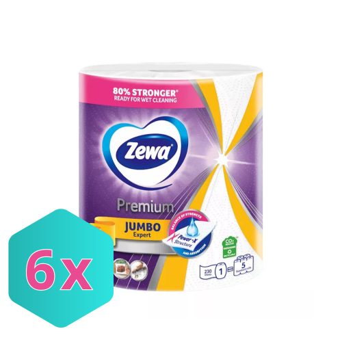 Zewa Premium Jumbo Expert extra erős 3 rétegű papírtörlő KARTON - 6 db