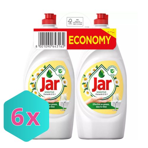 Jar mosogatószer DUO 2X900ml chamomile KARTON - 6 db