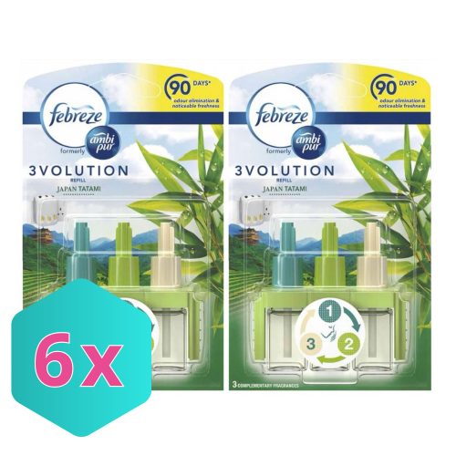 Ambi Pur 3volution utántöltő Japan Tatami 2x20ml  KARTON - 6 db