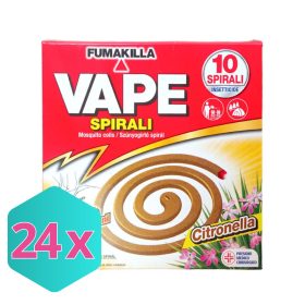 Vape szúnyogriasztó Citronella spirál 10db KARTON - 24 db