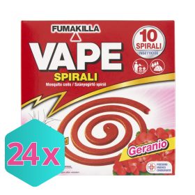   Vape szúnyogriasztó spirál Geranio/Muskátli 10db KARTON - 24 db