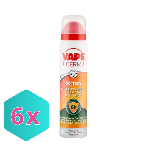 Vape Derm Extra szúnyog- és kullancsriasztó száraz aeroszol 100 ml KARTON - 6 db