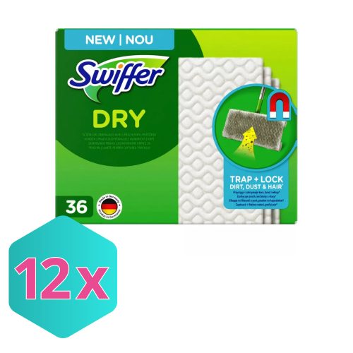 Swiffer Padlótörlő Utántöltő 36 darabos KARTON - 12 db