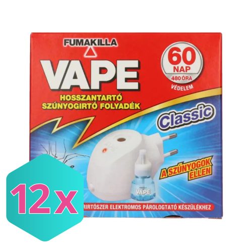 Vape Classic elektromos készülék szúnyogirtó folyadékkal 30 ml KARTON - 12 db