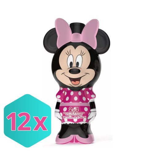 Minnie egér 2D tusfürdő és sampon 400ml KARTON - 12 db