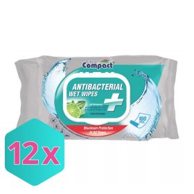   Ultra Compact nedves törlőkendő, univerzális, 100db/csomag KARTON - 12 db