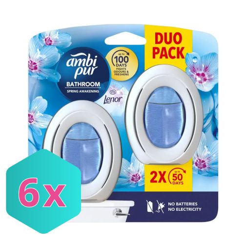 Ambi Pur Fürdőszoba Illatosító 2 x 7,5 ml Spring Awakening DUO PACK KARTON - 6 db