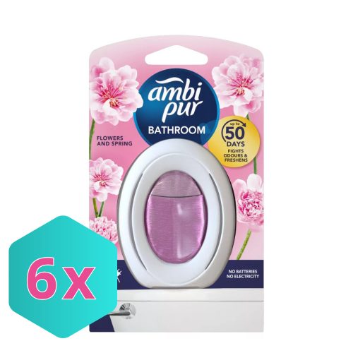 Ambi Pur Fürdőszoba Illatosító 7,5 ml Flowers and Spring KARTON - 6 db