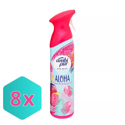 Ambi Pur légfrissítő 185ml ALOHA (Dragon fruit&Lychee) KARTON - 8 db