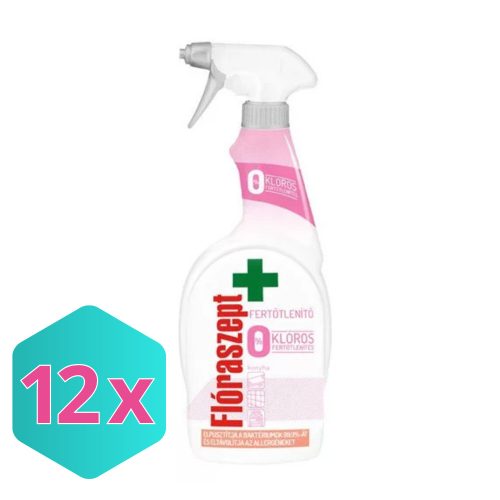 Flóraszept klórmentes fertőtlenítő spray, konyhai 700ml KARTON - 12 db