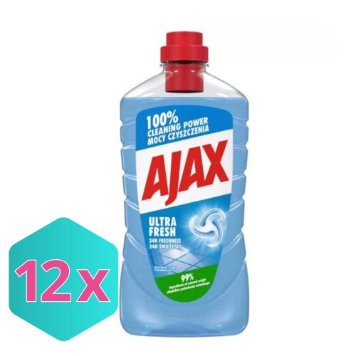 Ajax Univerzális tisztítószer friss illattal 1L KARTON - 12 db