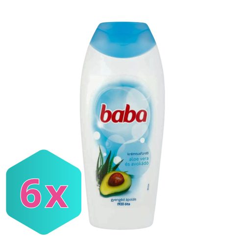 Baba tusfürdő 400ml aloe vera és avokádó KARTON - 6 db