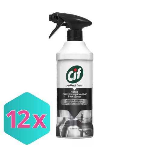 Cif Perfect Finish inox tisztító spray 435ml KARTON - 12 db