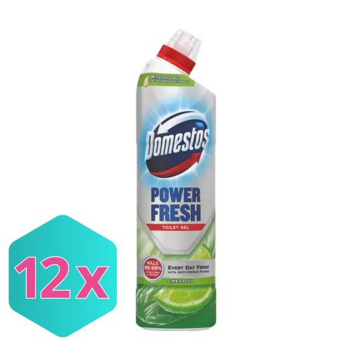 Domestos Power Fresh  WC tisztító gél Lime Fresh 700ml KARTON - 12 db