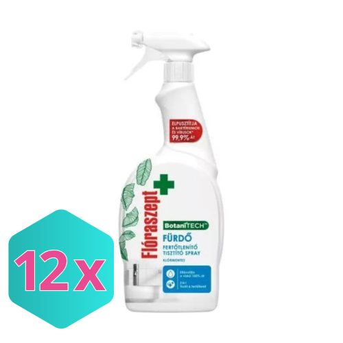 Flóraszept BotaniTech klórmentes fertőtlenítő spray, fürdő 700ml KARTON - 12 db