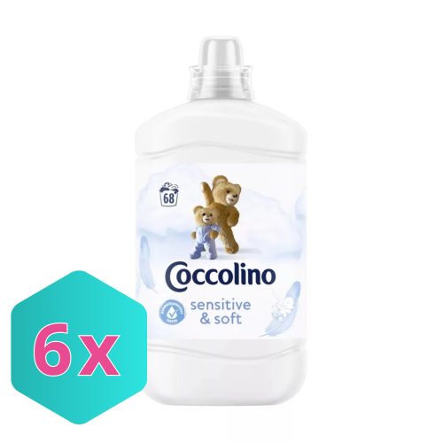 Coccolino öblítő 1,7L sensitive&soft KARTON -6 db