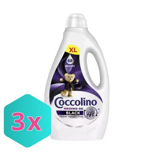 Coccolino Care mosógél Black - 68 mosás 2,72L KARTON - 3 db