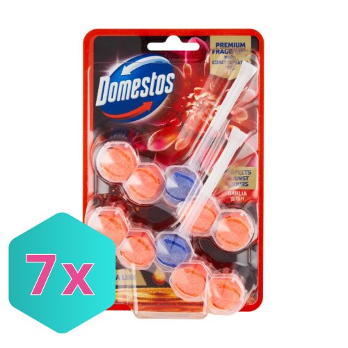 Domestos Aroma Lux WC-rúd Dahlia Flower & Dragon Fruit 2x55g KARTON - 7 db
