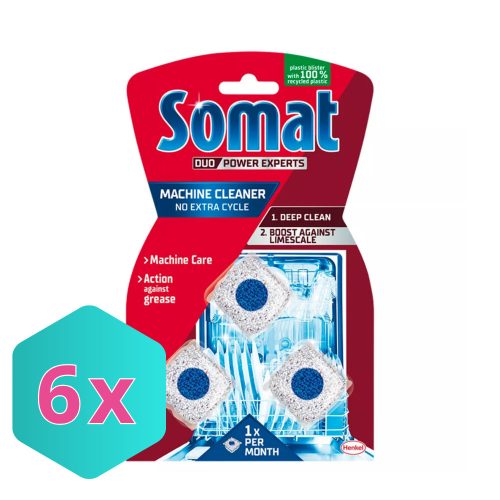 Somat Duo Power Expert mosogatógép tisztító kapszula 3 db-os KARTON - 6 db