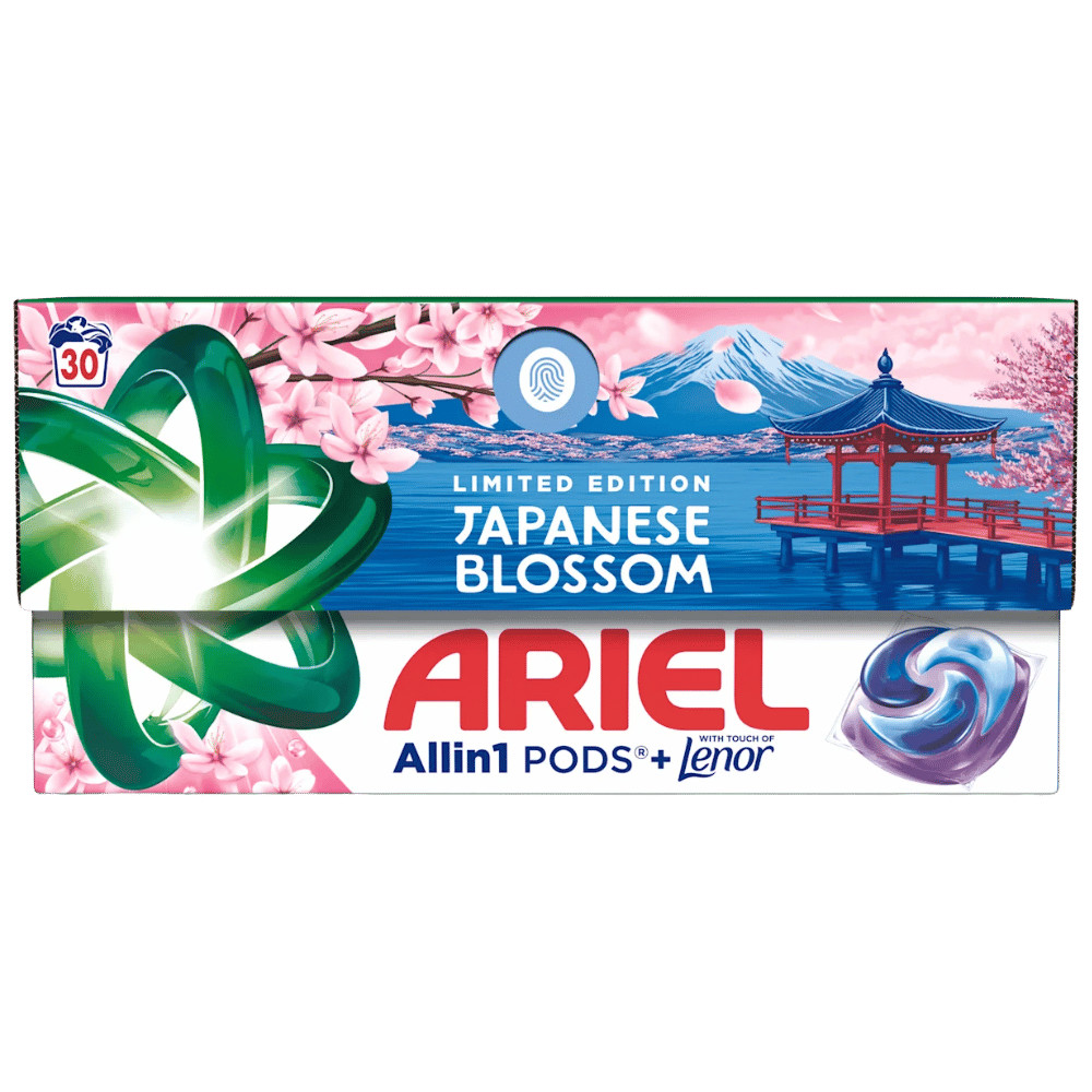 Ariel All in 1 mosókapszula 30 db-os Lenor Japanese Blossom